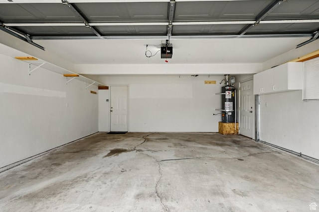 710 W 1350 S, Cedar City, UT 84720 - garage with strapped water heater and a garage door opener