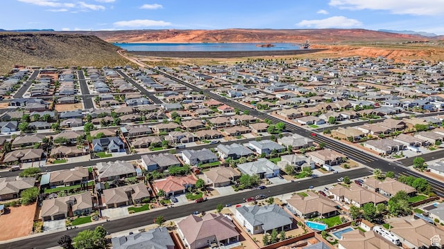 3335 W 2570 S, Hurricane, UT 84737 - aerial view of residential area with a water and mountain view