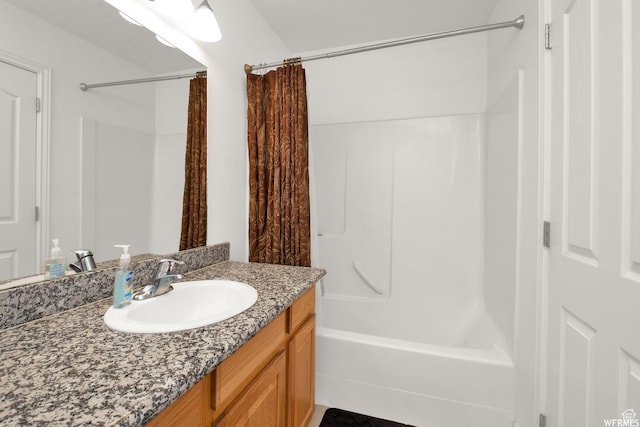 855 W 350 N, Tremonton, UT 84337 - bathroom featuring shower / bath combo and vanity
