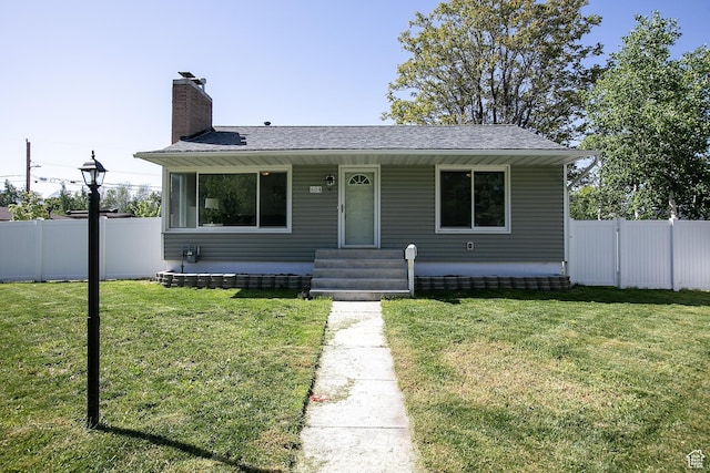 604 E 3635 S, Salt Lake City, UT 84106 - bungalow-style house featuring a chimney, a shingled roof, and entry steps