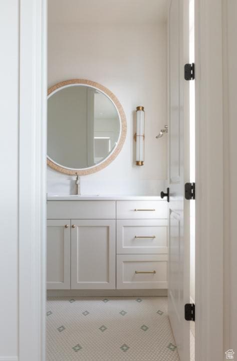 405 W 1200 N Unit 4, Mapleton, UT 84664 - bathroom featuring vanity and tile patterned floors