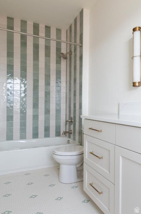 405 W 1200 N Unit 4, Mapleton, UT 84664 - full bath featuring toilet, vanity, and tile patterned flooring