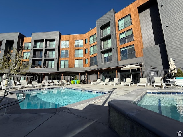 2670 Canyons Resort Dr Unit 129, Park City, UT 84098 - community pool with fence and a patio area