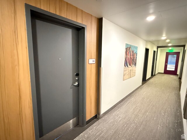 2670 Canyons Resort Dr Unit 129, Park City, UT 84098 - hall with baseboards and wood finished floors