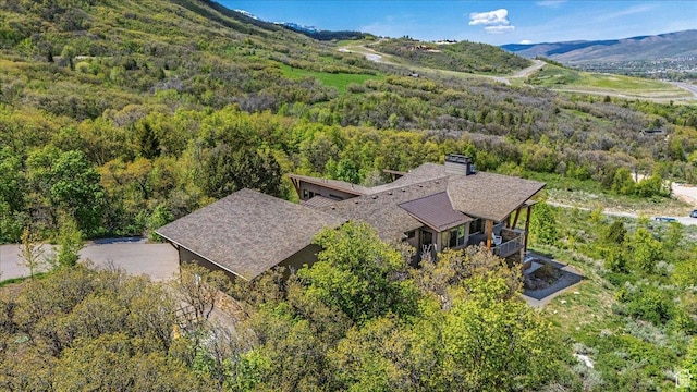 1108 N Lakeside Ct, Eden, UT 84310 - view from above of property featuring a forest