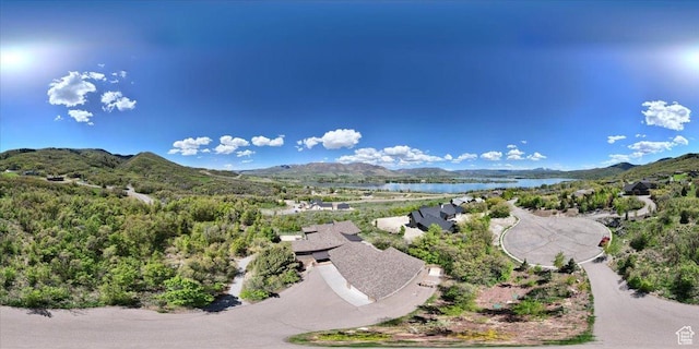 1108 N Lakeside Ct, Eden, UT 84310 - bird's eye view of a water and mountain view