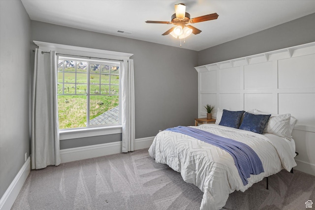 6071 W 1800 S, Mendon, UT 84325 - carpeted bedroom with baseboards and ceiling fan