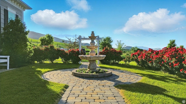 6071 W 1800 S, Mendon, UT 84325 - view of green lawn with a mountain view