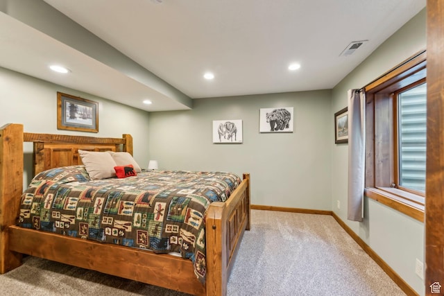 3321 W Big Spruce Way Unit E54, Park City, UT 84098 - bedroom featuring carpet, recessed lighting, and baseboards