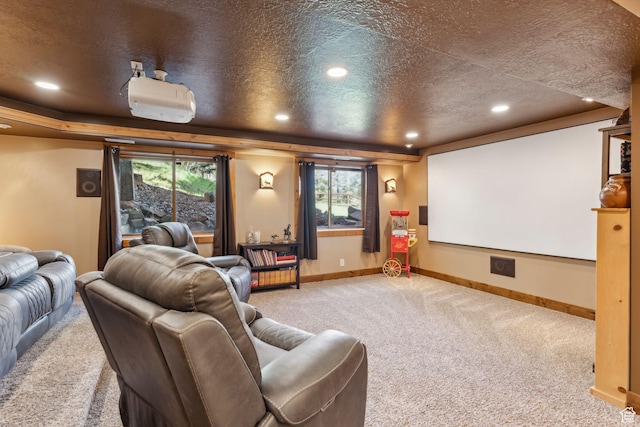 3321 W Big Spruce Way Unit E54, Park City, UT 84098 - carpeted home theater with baseboards, recessed lighting, and healthy amount of natural light