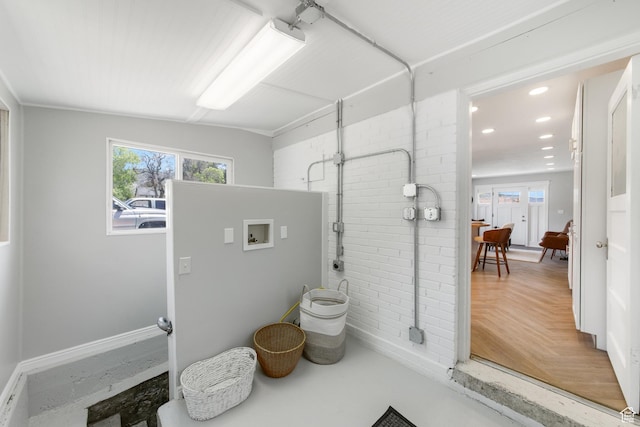 63 E 100 S, Nephi, UT 84648 - bathroom with recessed lighting, plenty of natural light, and tiled shower