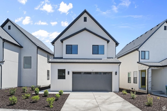2415 N Ribe Ln, Lehi, UT 84043 - modern farmhouse featuring driveway and an attached garage