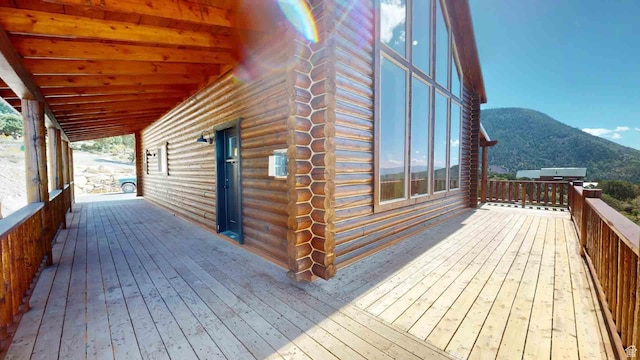 1982 S High Juniper Dr, Cedar City, UT 84720 - deck featuring a mountain view