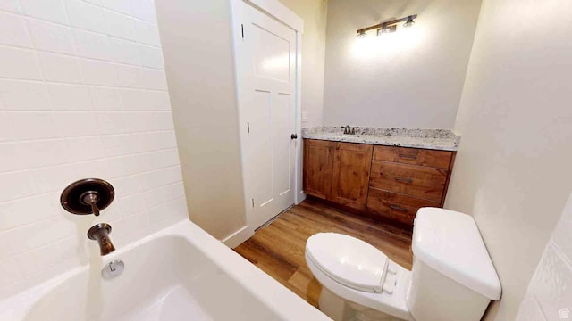 1982 S High Juniper Dr, Cedar City, UT 84720 - full bathroom featuring toilet, a sink, and wood finished floors