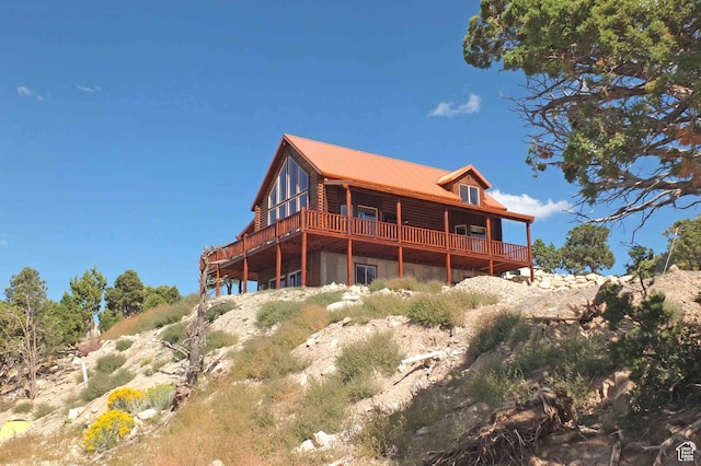 1982 S High Juniper Dr, Cedar City, UT 84720 - back of property with a wooden deck