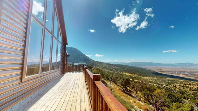 1982 S High Juniper Dr, Cedar City, UT 84720 - deck featuring a mountain view