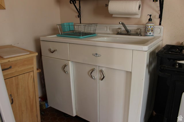 laundry area with a sink