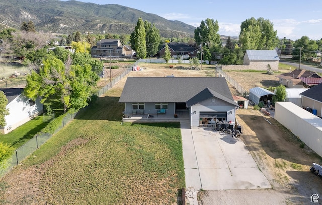 320 E 100 N, Manti, UT 84642 - aerial view of property and surrounding area with a mountain backdrop