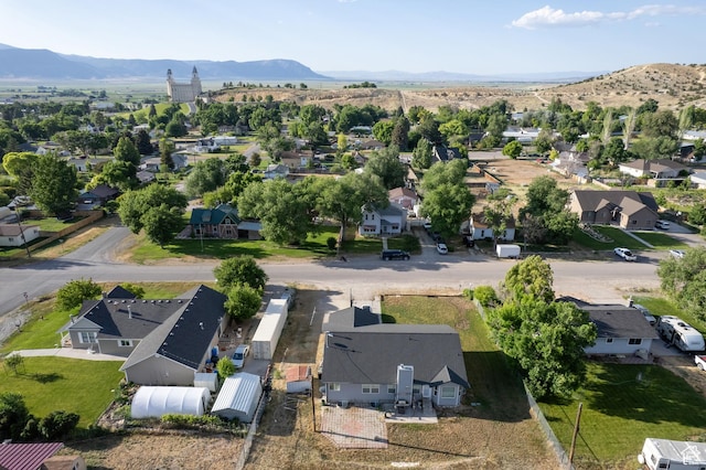320 E 100 N, Manti, UT 84642 - aerial view of residential area featuring a mountainous background