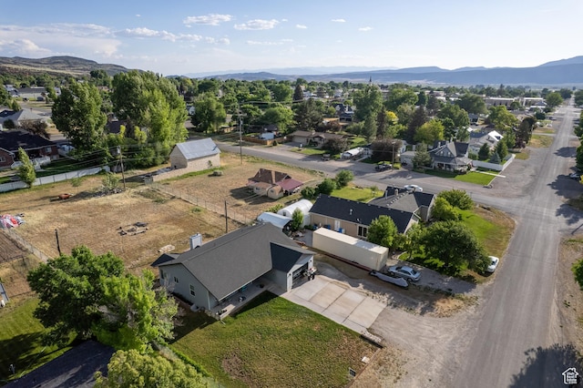320 E 100 N, Manti, UT 84642 - aerial perspective of suburban area with a mountain backdrop