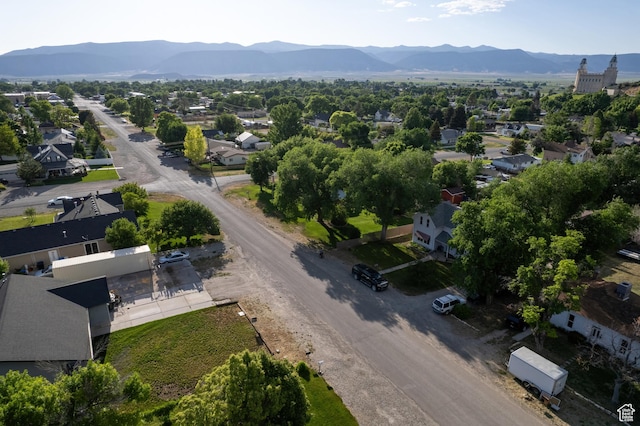 320 E 100 N, Manti, UT 84642 - aerial view of property's location featuring mountains and nearby suburban area
