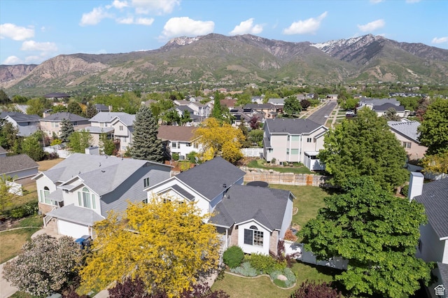 4962 S Glasmann Way S, Ogden, UT 84403 - aerial view of residential area featuring a mountainous background