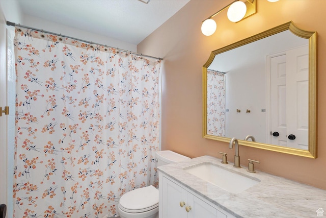 4962 S Glasmann Way S, Ogden, UT 84403 - full bathroom with toilet, vanity, and a shower with curtain