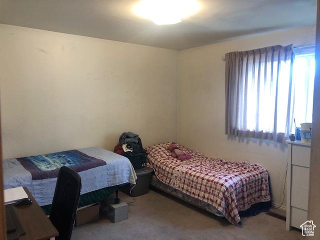 bedroom with carpet flooring