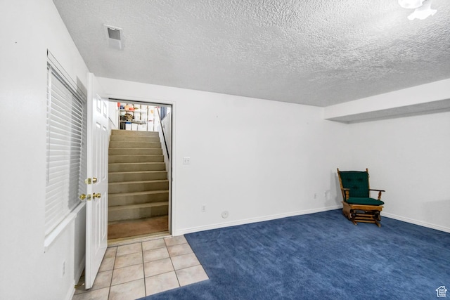 860 S 720 W, Glenwood, UT 84730 - unfurnished room with a textured ceiling, stairway, and baseboards