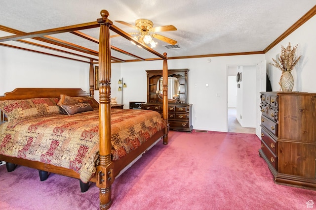 860 S 720 W, Glenwood, UT 84730 - carpeted bedroom featuring ornamental molding