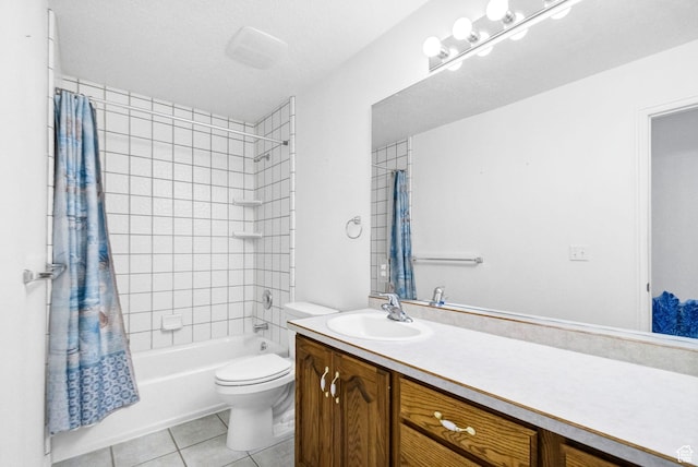860 S 720 W, Glenwood, UT 84730 - full bathroom featuring tile patterned floors, vanity, toilet, and shower / bath combo