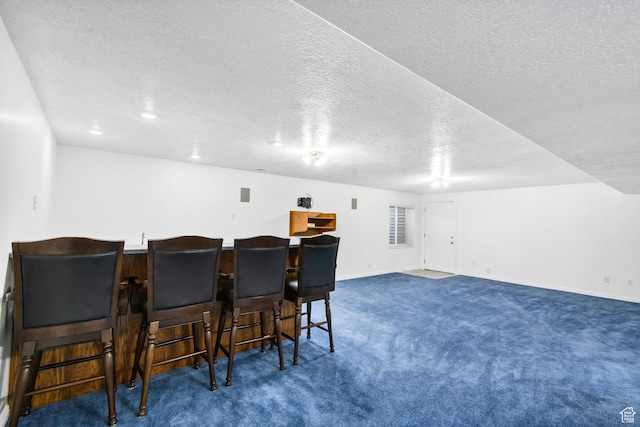 860 S 720 W, Glenwood, UT 84730 - indoor dry bar with a textured ceiling, carpet, and baseboards