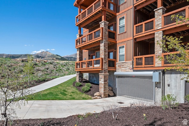 view of property with a mountain view