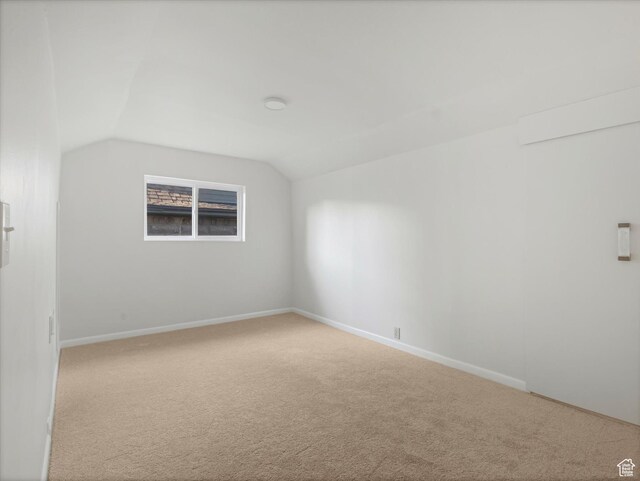 331 N K St, Salt Lake City, UT 84103 - bonus room with vaulted ceiling, carpet flooring, and baseboards
