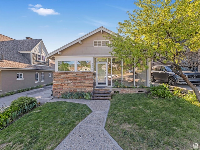 331 N K St, Salt Lake City, UT 84103 - view of front of house with a front yard