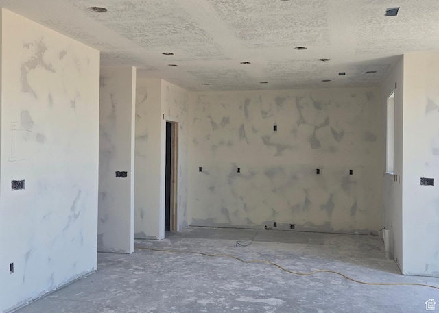 view of spare room
