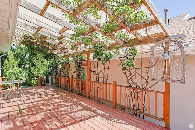 1660 E 900 S Unit 29, Clearfield, UT 84015 - wooden terrace featuring a pergola