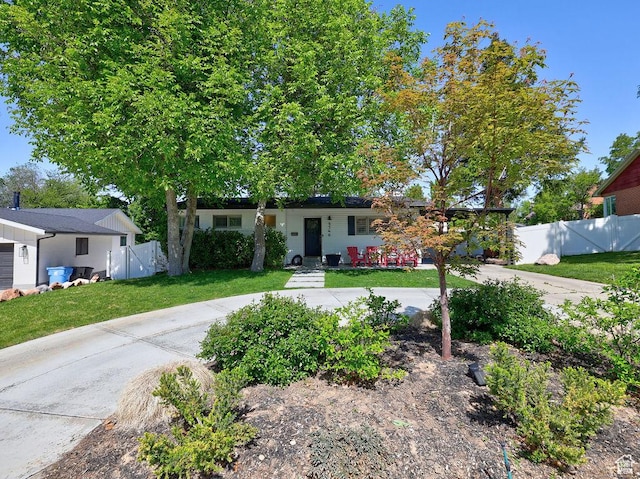 view of ranch-style house