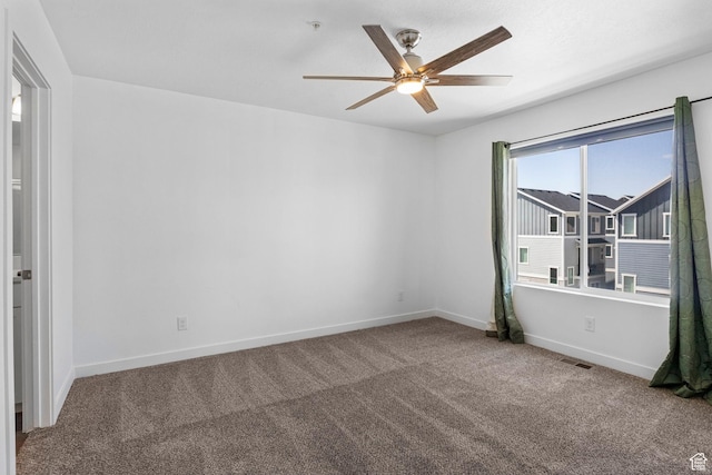 834 W Shelton Way, Midvale, UT 84047 - carpeted spare room with ceiling fan and baseboards