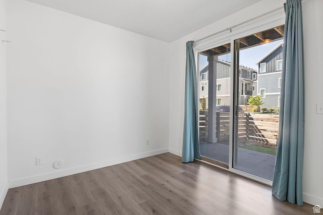 834 W Shelton Way, Midvale, UT 84047 - unfurnished room with wood finished floors and baseboards