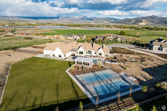 618 S Fox Den Rd Unit 2, Midway, UT 84049 - aerial view of property and surrounding area with a water and mountain view