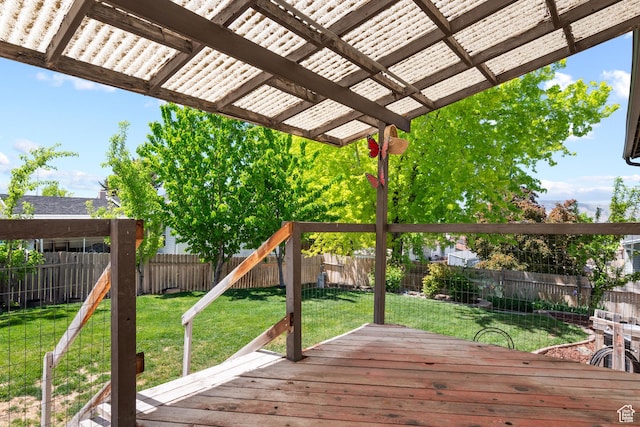 view of deck