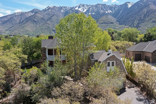 view of mountain backdrop
