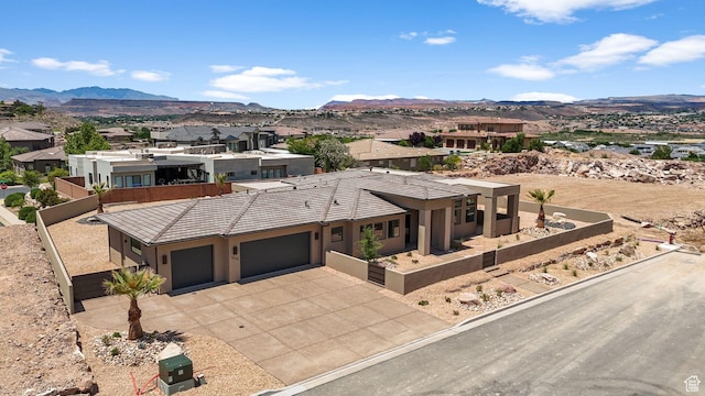 1526 S Shale Dr, St George, UT 84790 - aerial perspective of suburban area featuring a mountain backdrop
