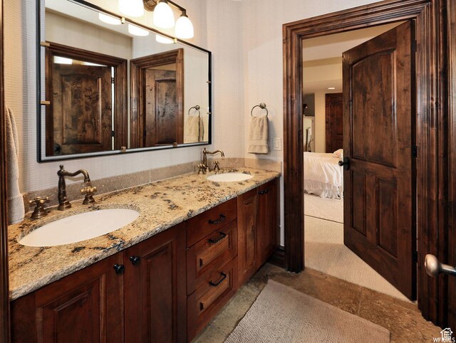 ensuite bathroom with double vanity