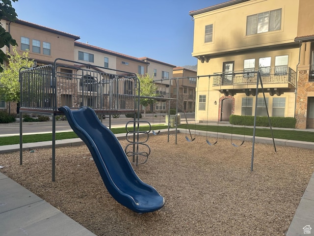 5516 W Florence Ln N, Highland, UT 84003 - communal playground featuring a residential view