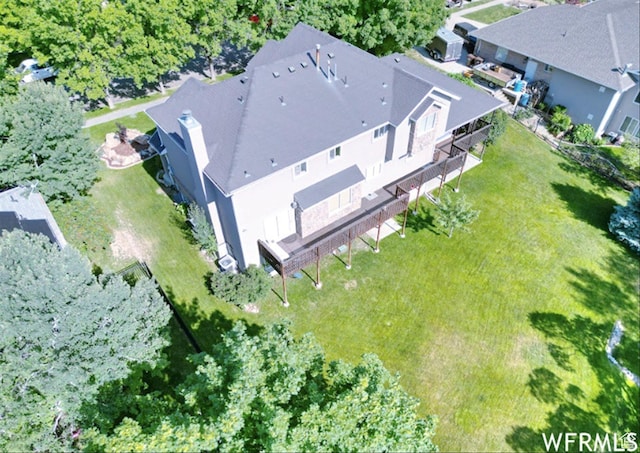 view of subject property