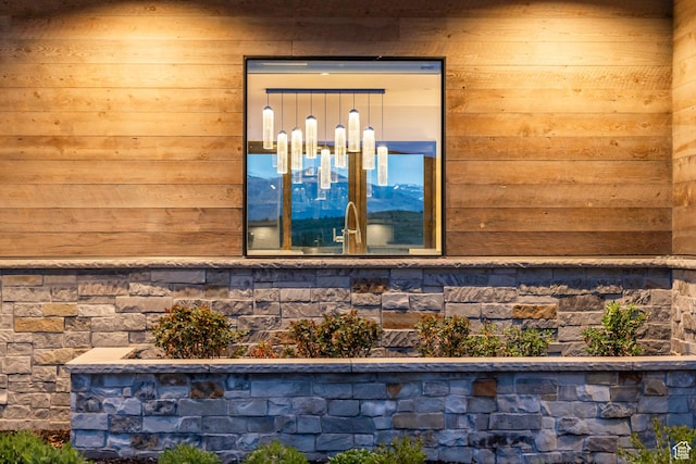 6110 E Blue Wing Loop, Kamas, UT 84036 - exterior view of wooden walls