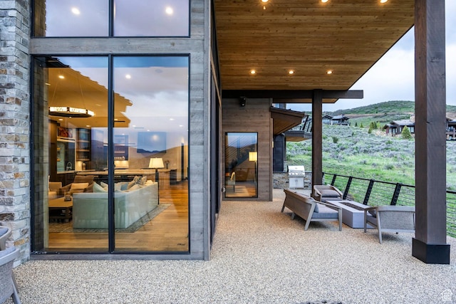 6110 E Blue Wing Loop, Kamas, UT 84036 - view of patio / terrace featuring a grill