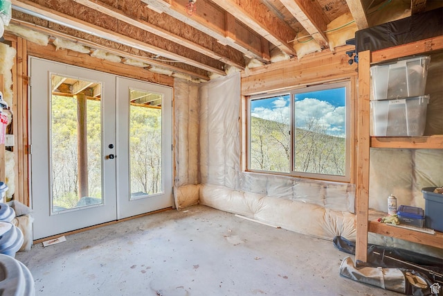 9174 Deer Creek Dr, Heber City, UT 84032 - unfurnished sunroom with french doors